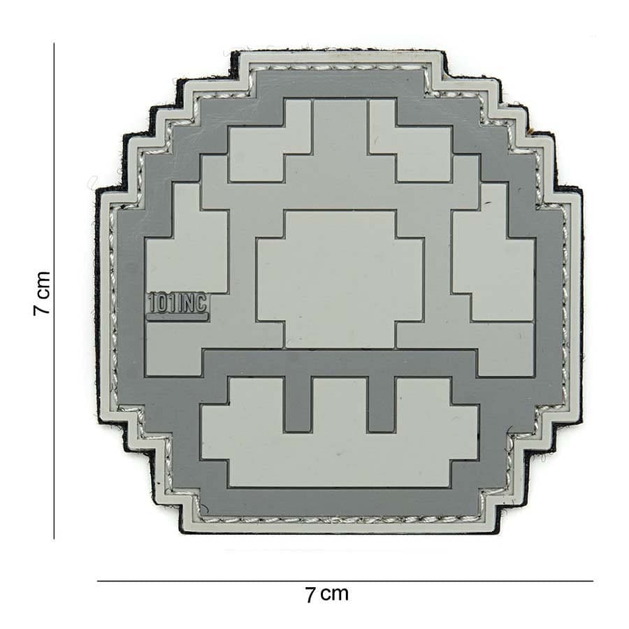 8-Bit Mushroom 3D PVC Patch