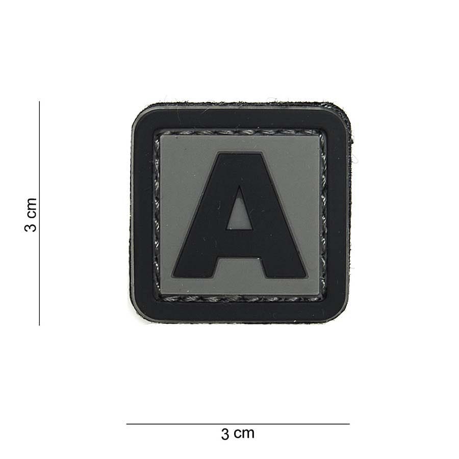 “A” Letter 3D PVC Patch