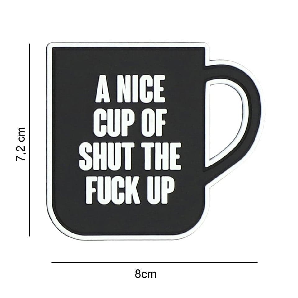 A Nice Cup 3D PVC Patch