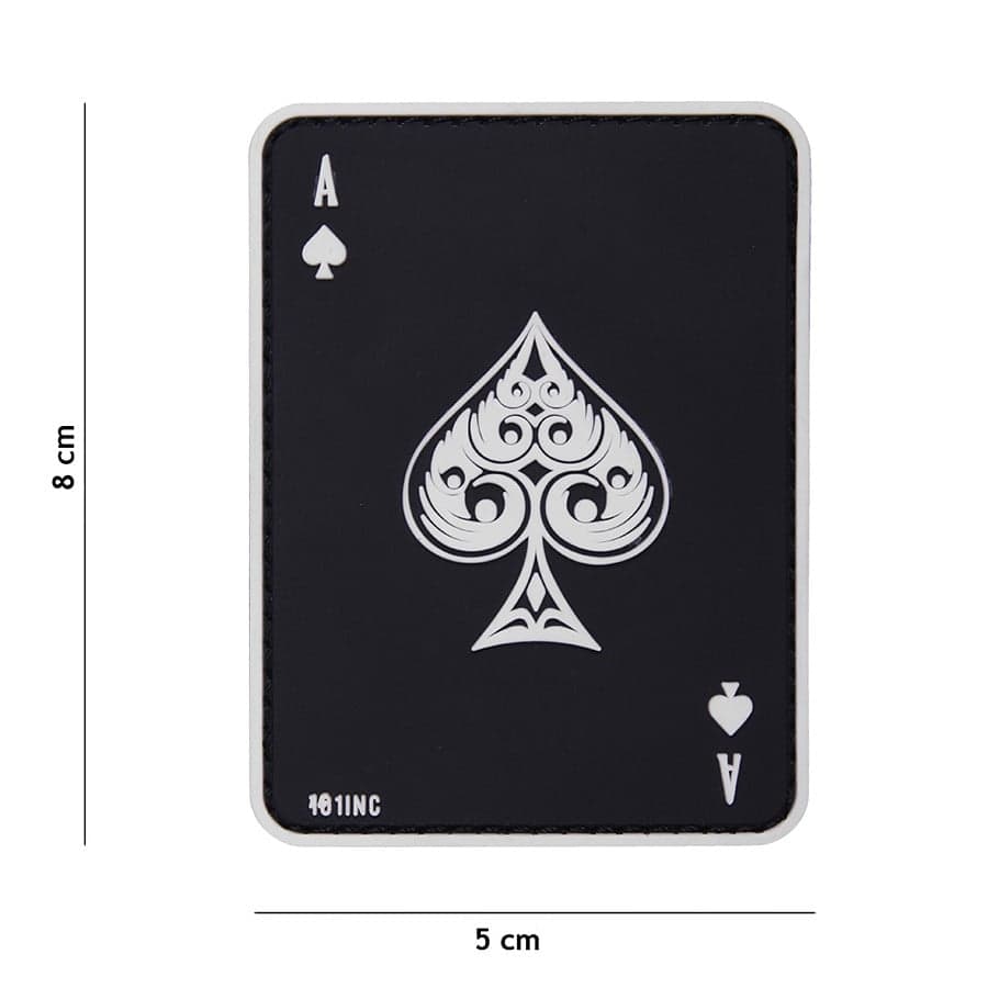 Ace of Spades Card 3D PVC Patch