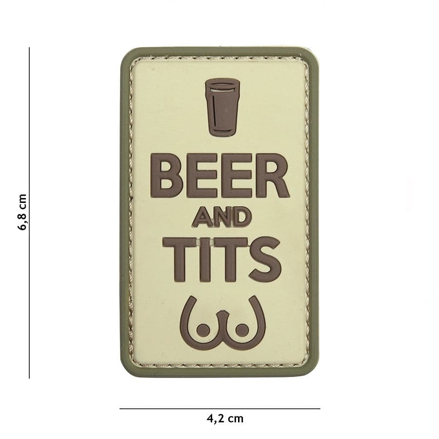 Beer & Tits 3D PVC Patch