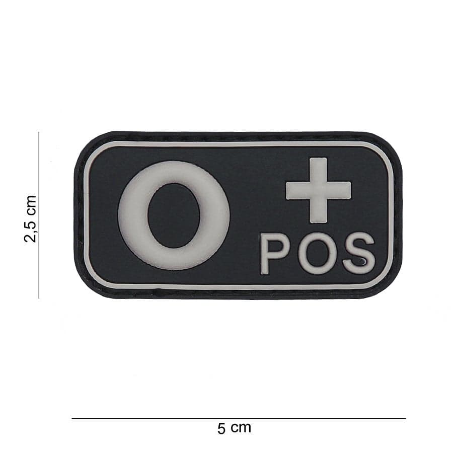 Blood Type O- 3D PVC Patch