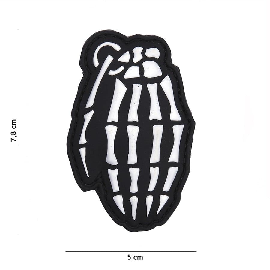 Bones Grenade 3D PVC Patch