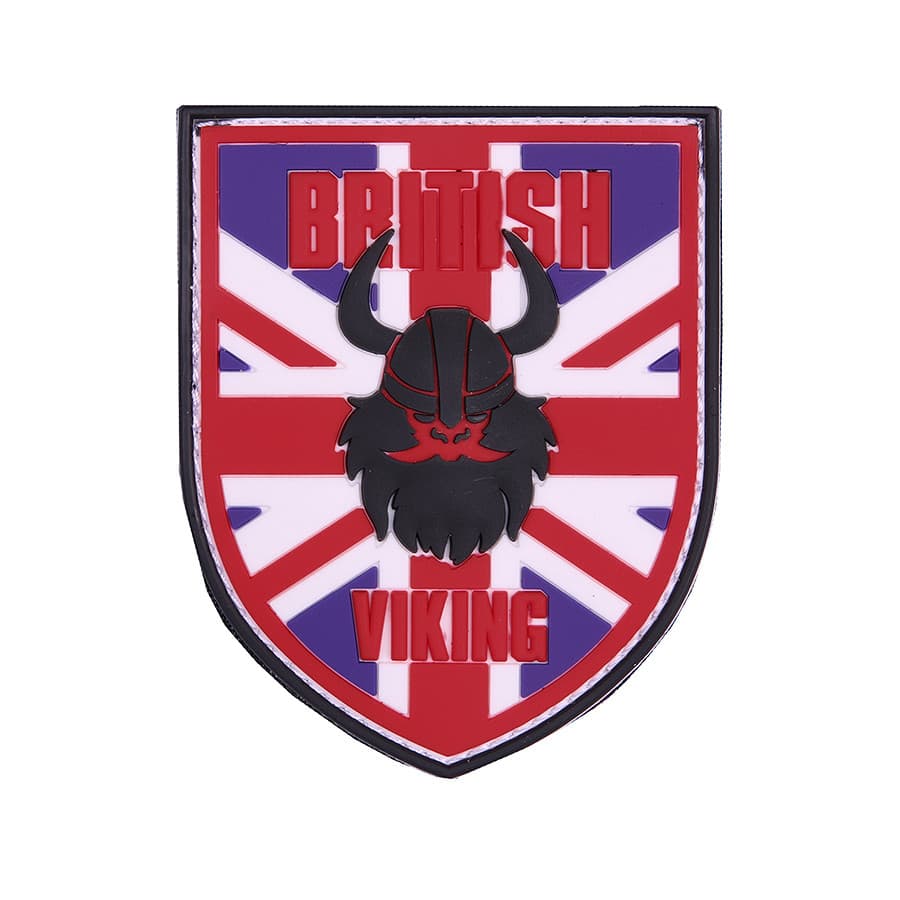 British Viking 3D PVC Patch – Full Colour