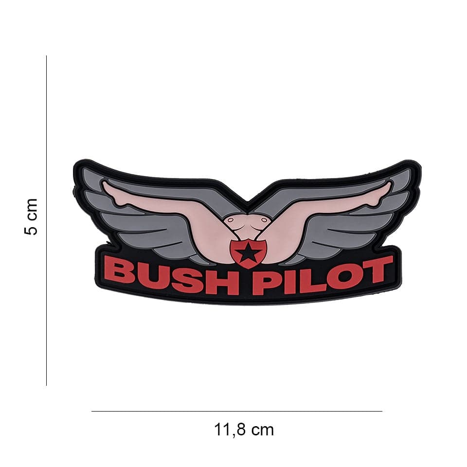 Bush Pilot 3D Rubber Patch