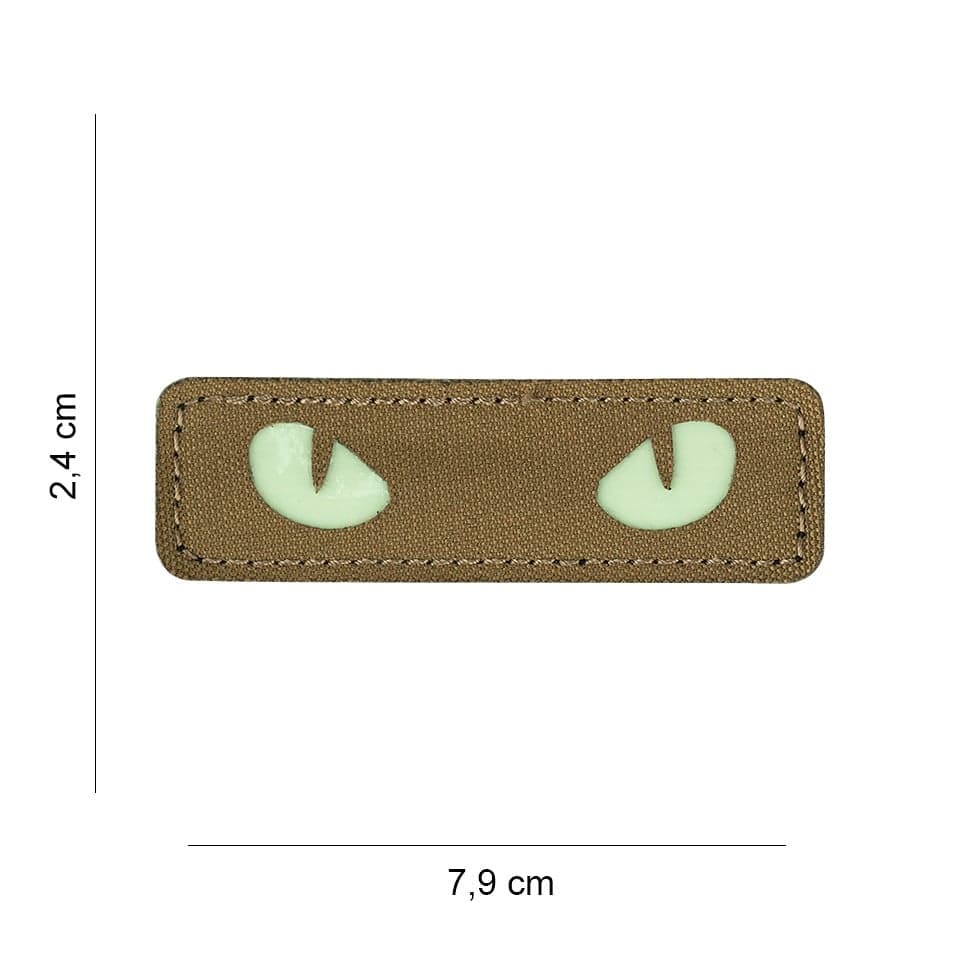 Cat Eyes Glow in the Dark Laser Cut Patch