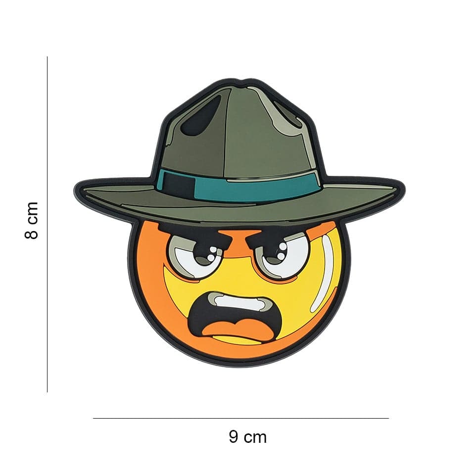Drill Sergeant Emoji 3D PVC Patch