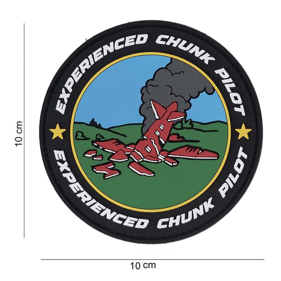 Experienced Chunk Pilot 3D PVC Patch