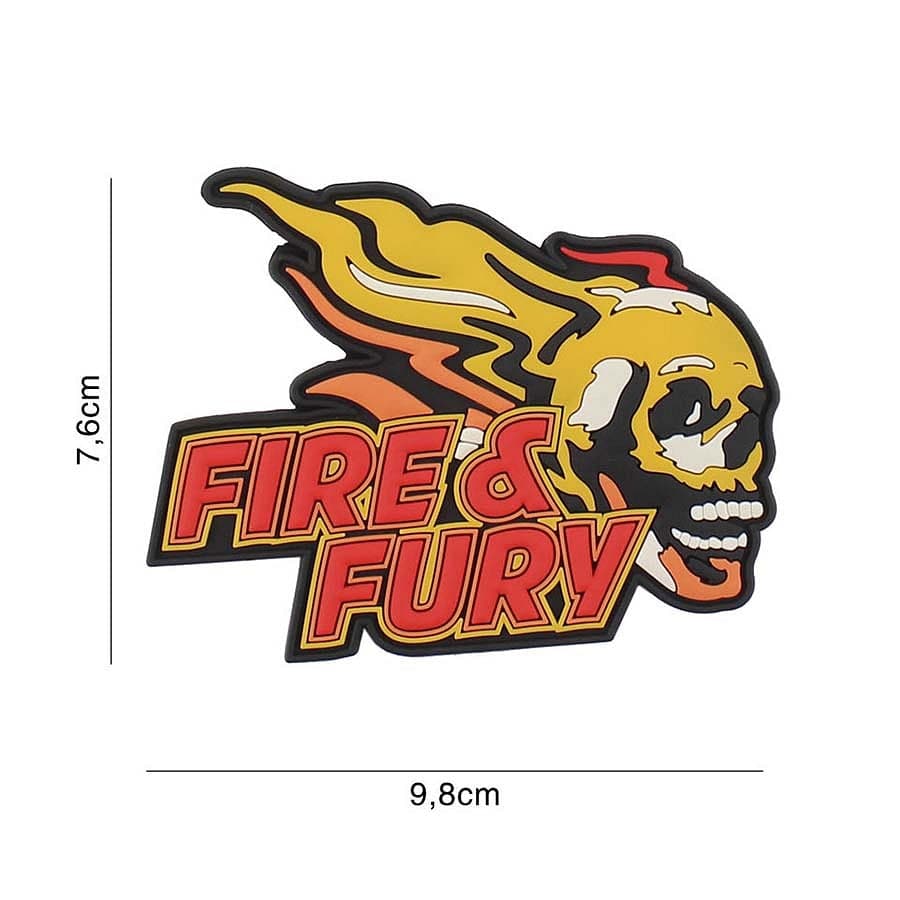 Fire & Fury 3D PVC Patch
