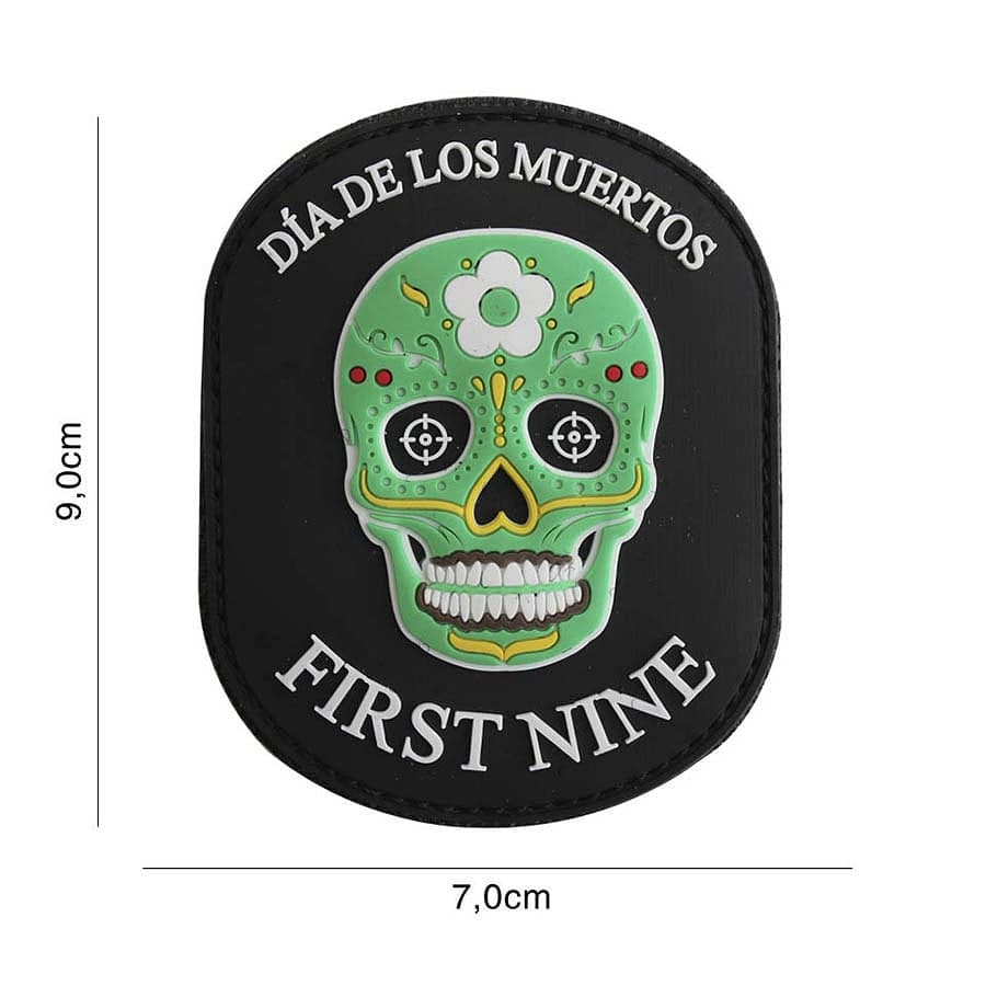 First Nine Day of the Dead 3D PVC Patch