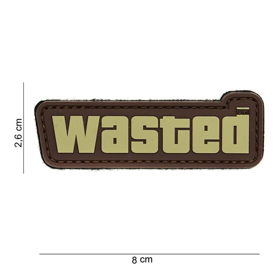 GTA Wasted 3D PVC Patch – Brown
