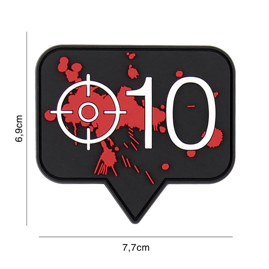 Headshot 10 3D PVC Patch