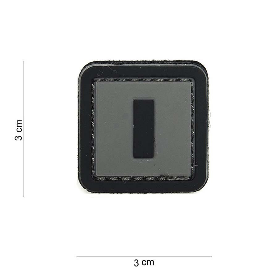 “I” Letter 3D PVC Patch