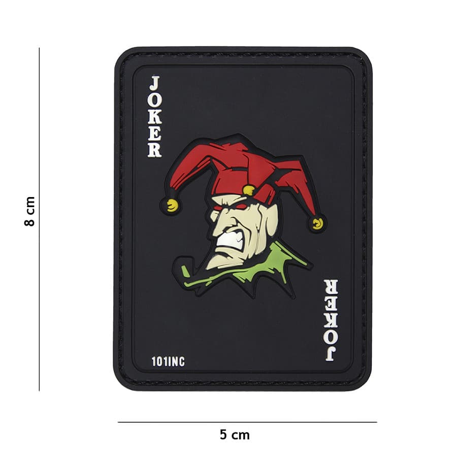 Joker Card 3D PVC Patch