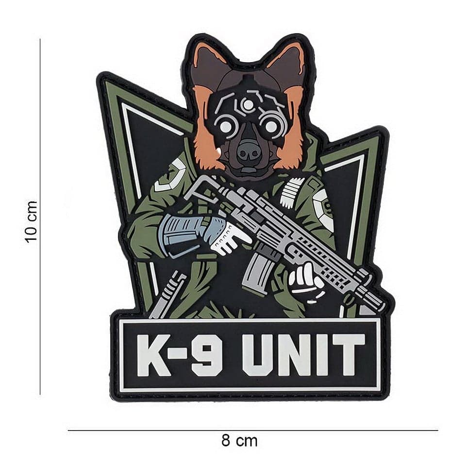 K-9 Unit Glow in the Dark 3D PVC Patch
