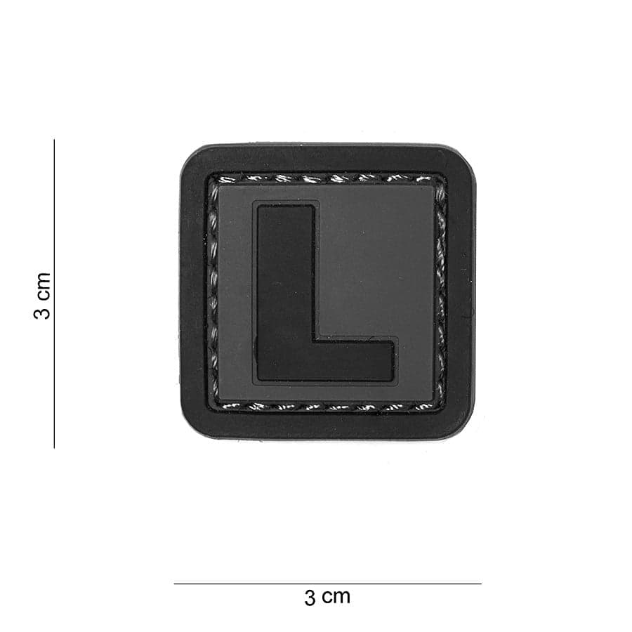 “L” Letter 3D PVC Patch
