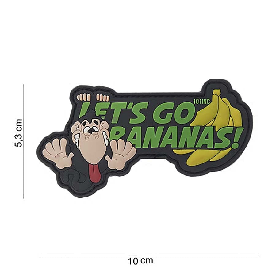 Let’s Go Bananas 3D PVC Patch
