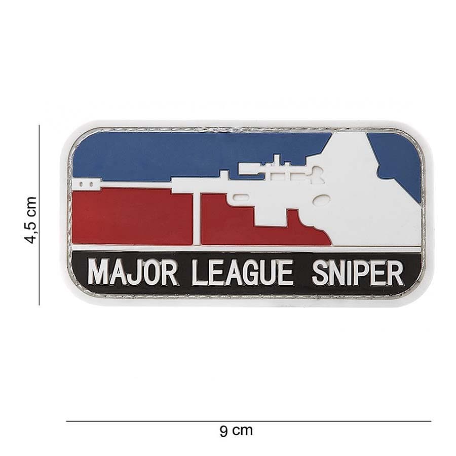 Major League Sniper Colour 3D PVC Patch