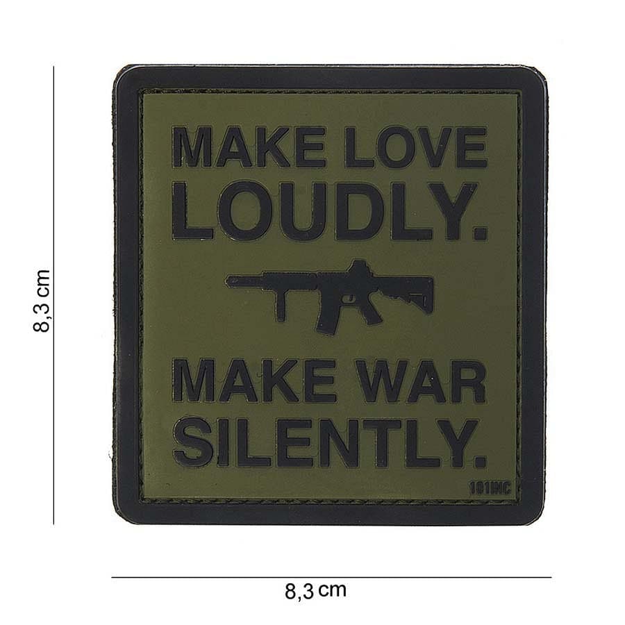 Make Love Loudly 3D PVC Patch