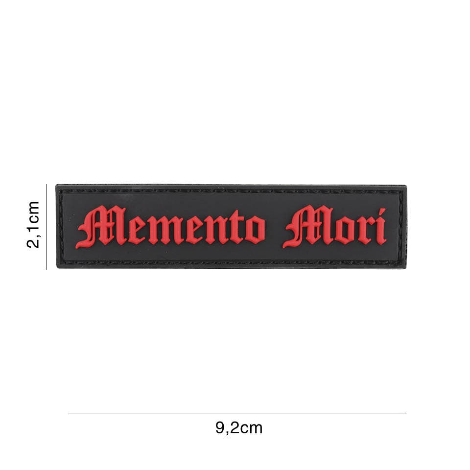 Memento Mori 3D PVC Patch – White