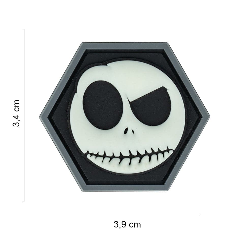 Nightmare Smiley Hexagon 3D PVC Patch