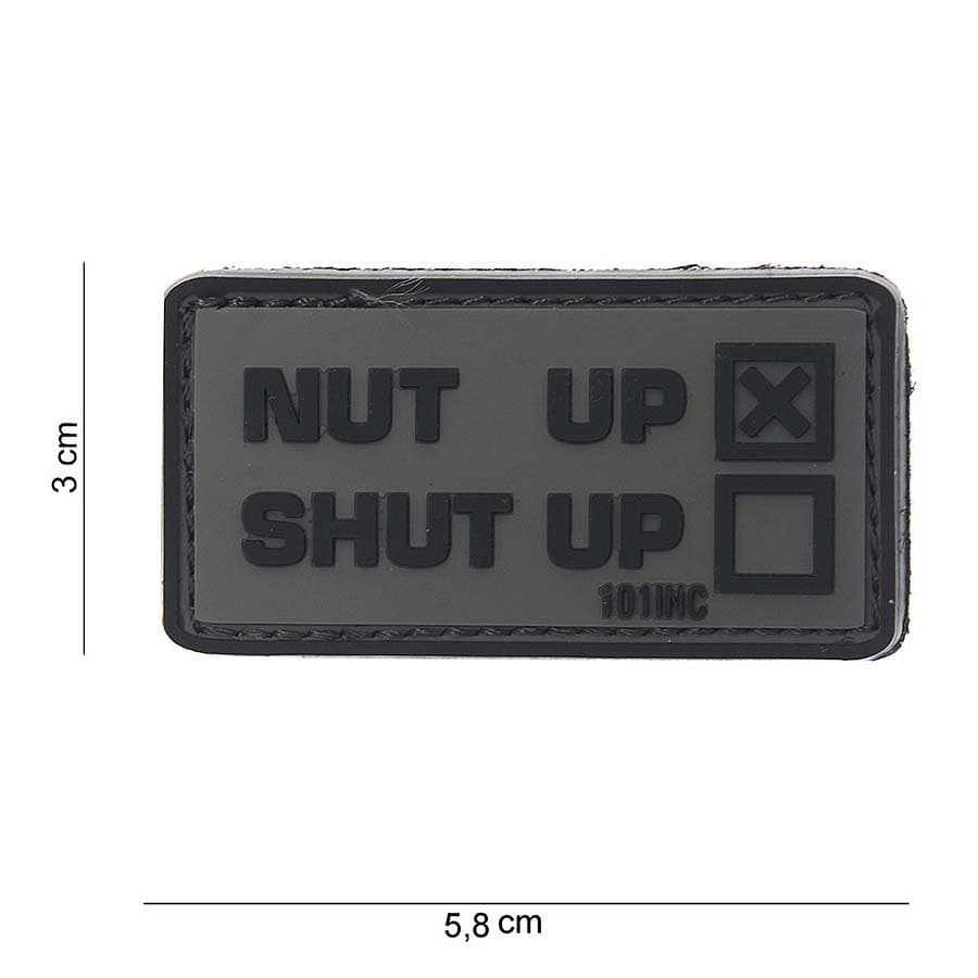 Nut Up 3D PVC Patch