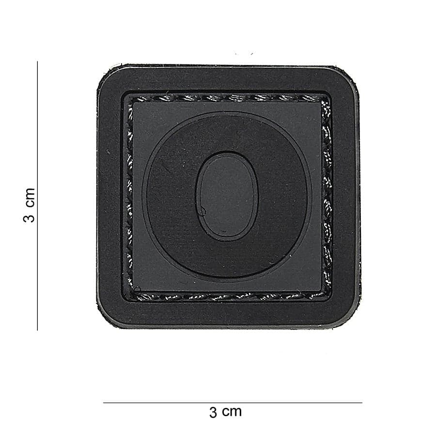 “O” Letter 3D PVC Patch