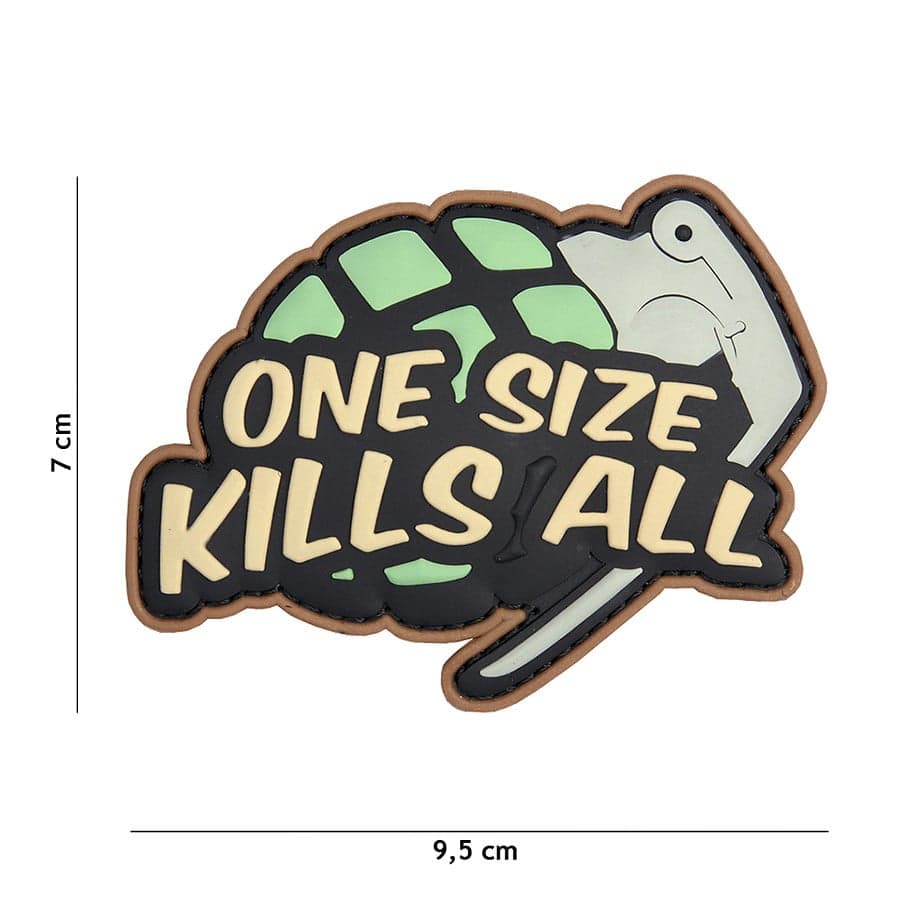 One Size Kills All 3D PVC Patch