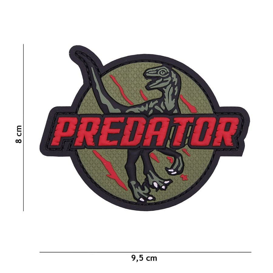 Predator Dinosaur 3D PVC Patch – Yellow