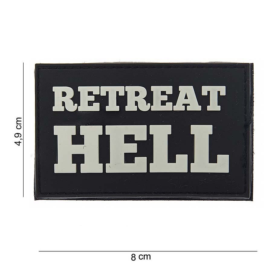 Retreat Hell 3D PVC Patch