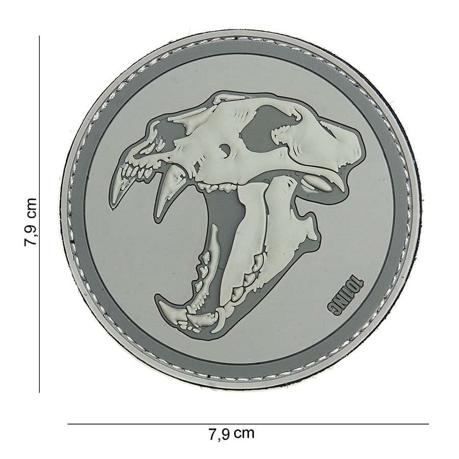 Sabertooth Tiger 3D PVC Patch