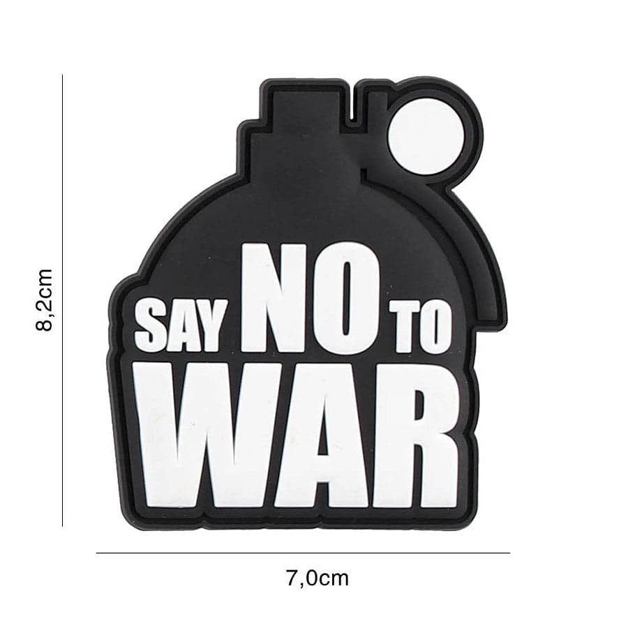 Say No to War 3D PVC Patch