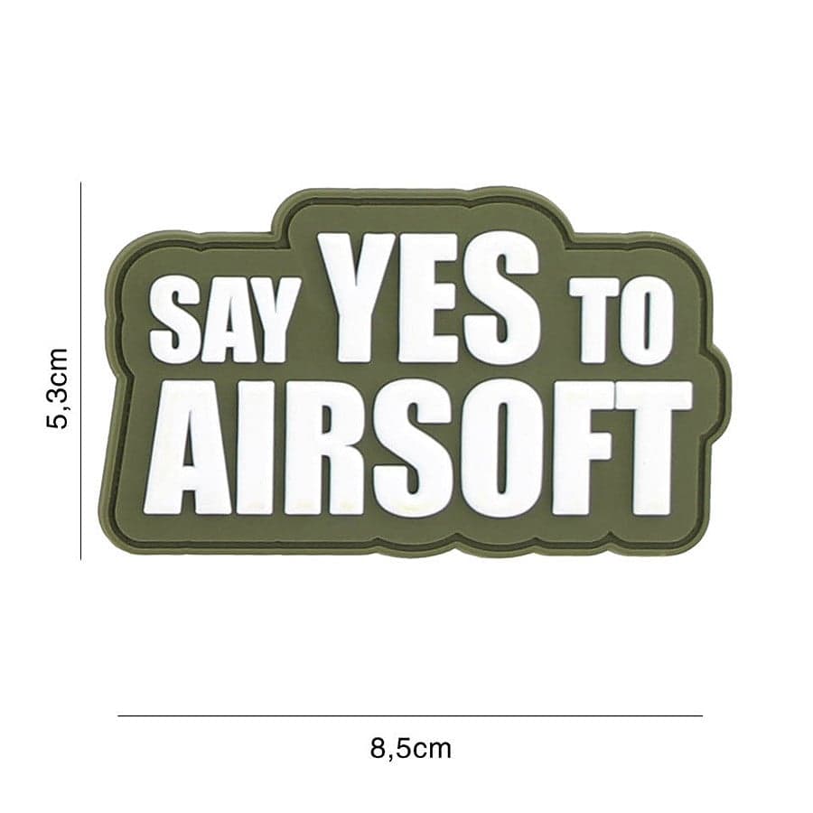 Say Yes to Airsoft 3D PVC Patch