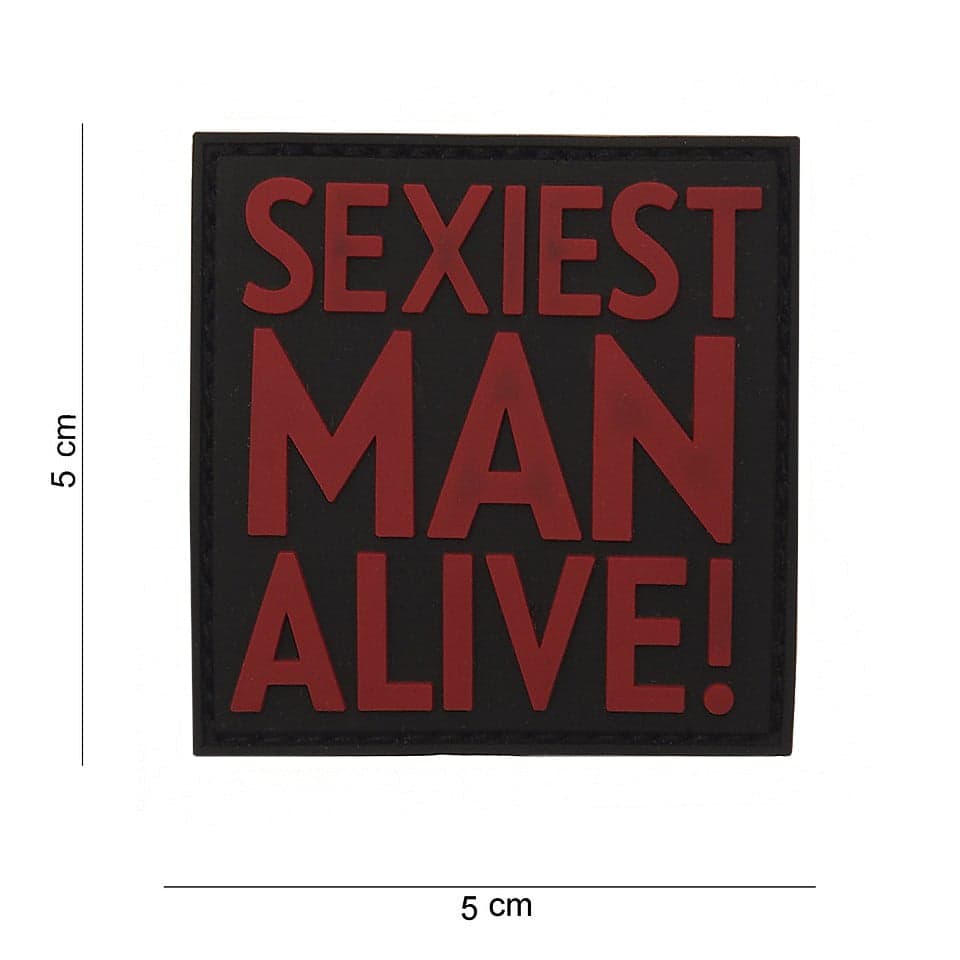 Sexiest Man Alive 3D PVC Patch