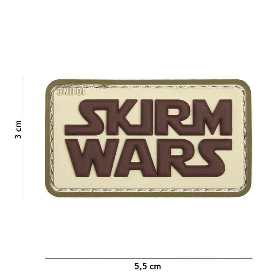 Skirm Wars 3D PVC Patch – Coyote
