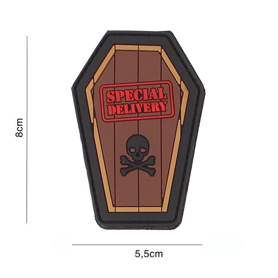 Special Delivery Coffin 3D PVC Patch