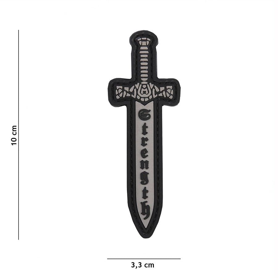 Strength Sword 3D PVC Patch
