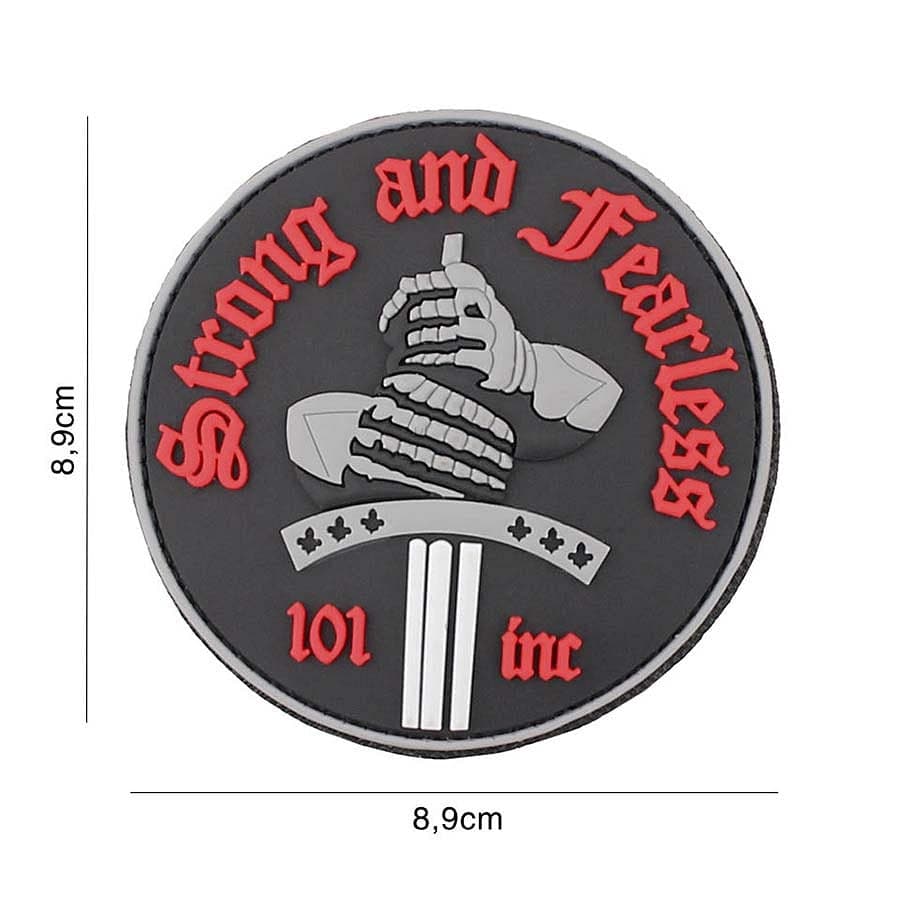 Strong and Fearless 3D PVC Patch