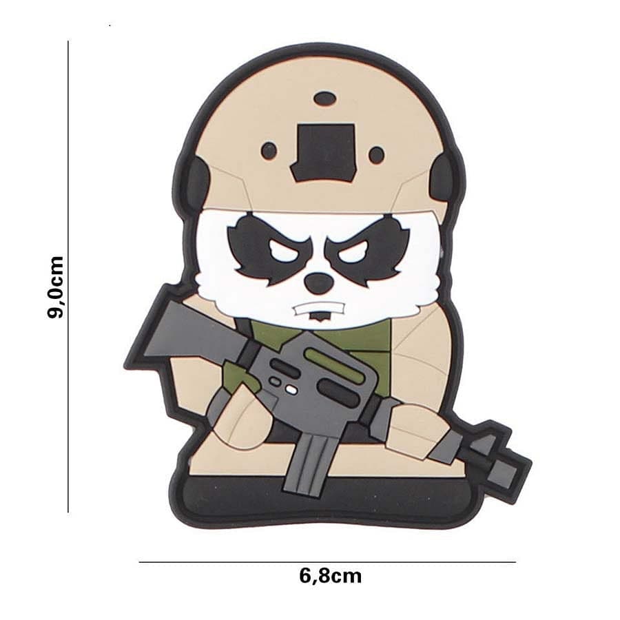 Tactical Panda 3D PVC Patch