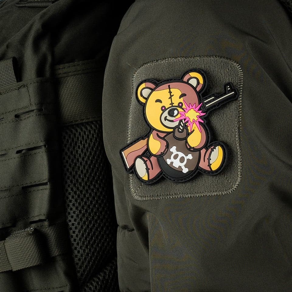 Terror Teddy 3D PVC Patch