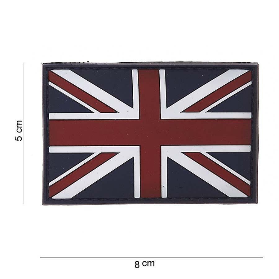Union Jack UK Flag 3D PVC Patch