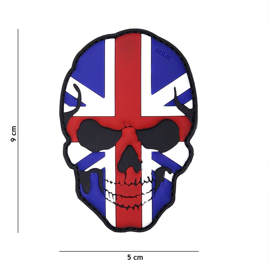 United Kingdom Flag Skull