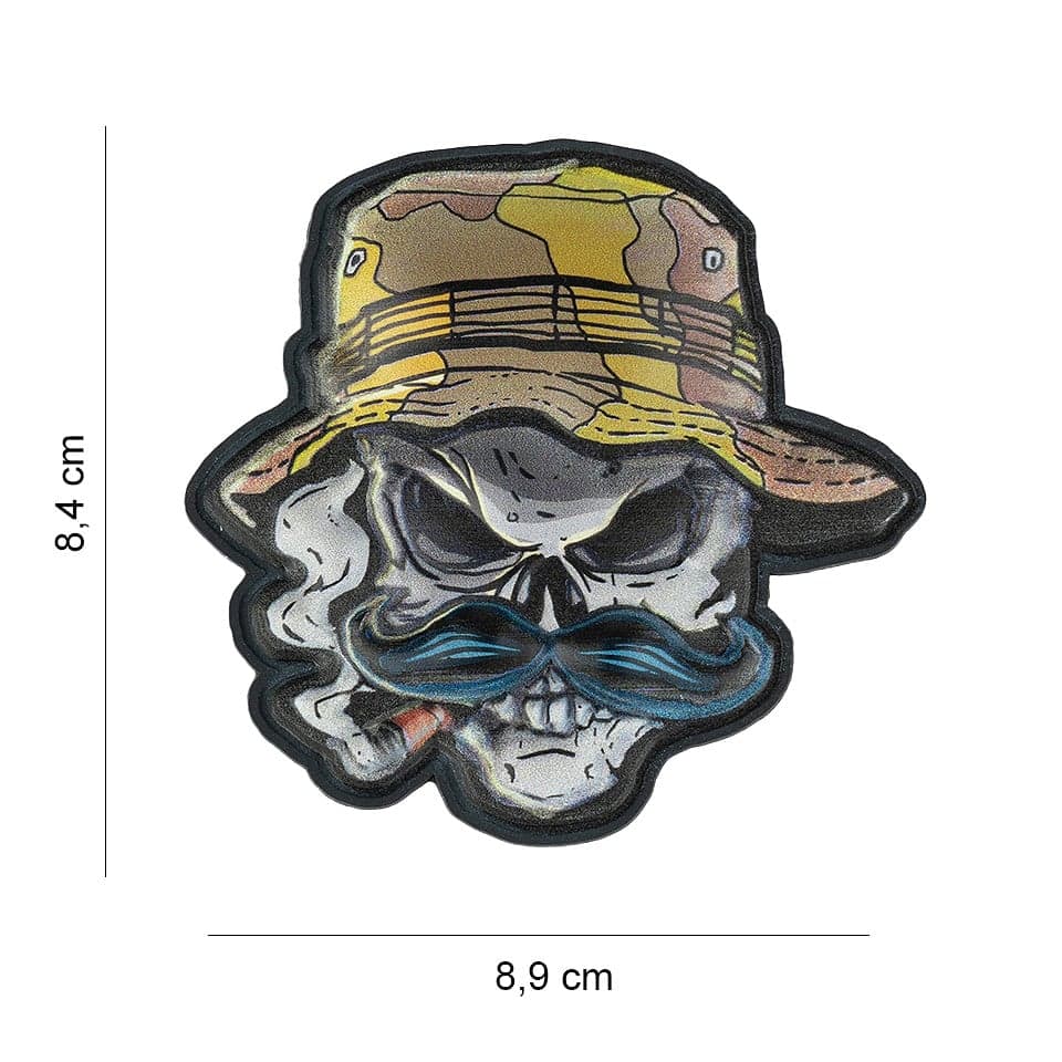 UV Skull Bush Ranger 3D PVC Patch