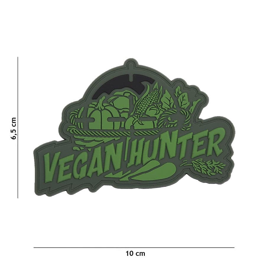 Vegan Hunter 3D PVC Patch