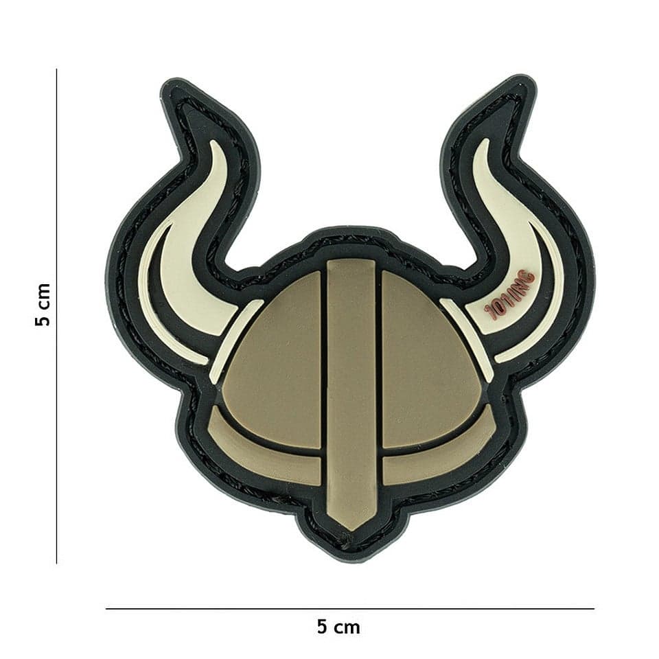 Viking Helmet 3D PVC Patch
