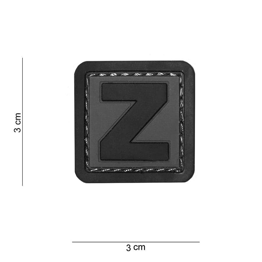 “Z” Letter 3D PVC Patch