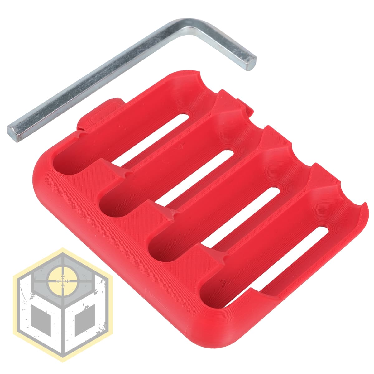 Co2 Cartridge and Hex Key Holder Red 4 (CO4R) 044 — image 2