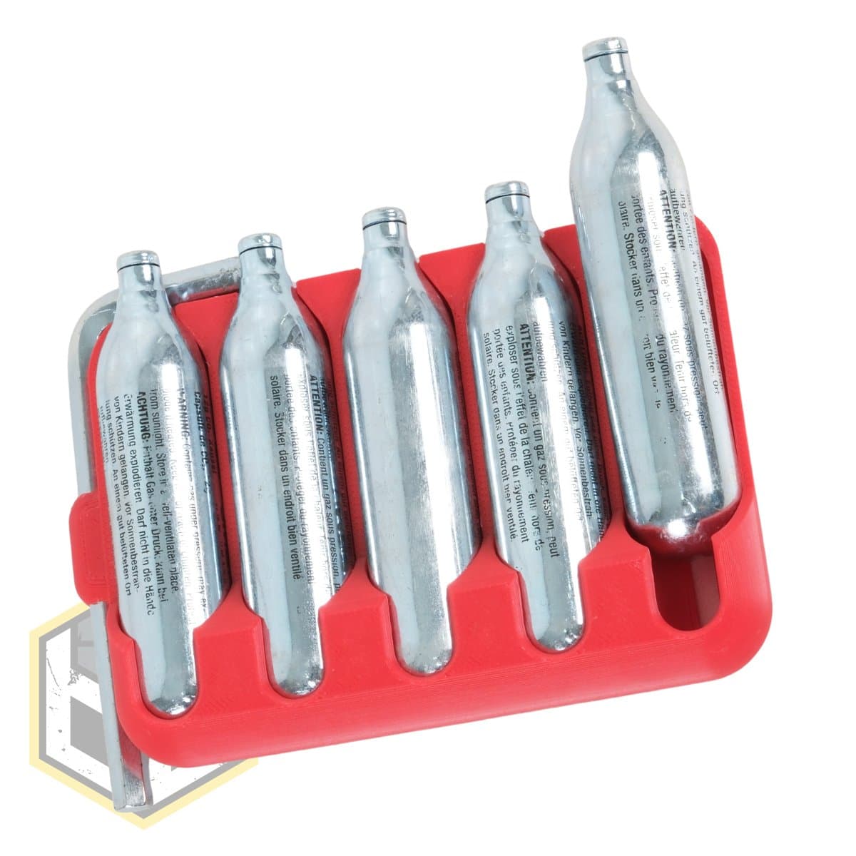 Co2 Cartridge and Hex Key Holder Red 5 (CO5R) 044 — image 3