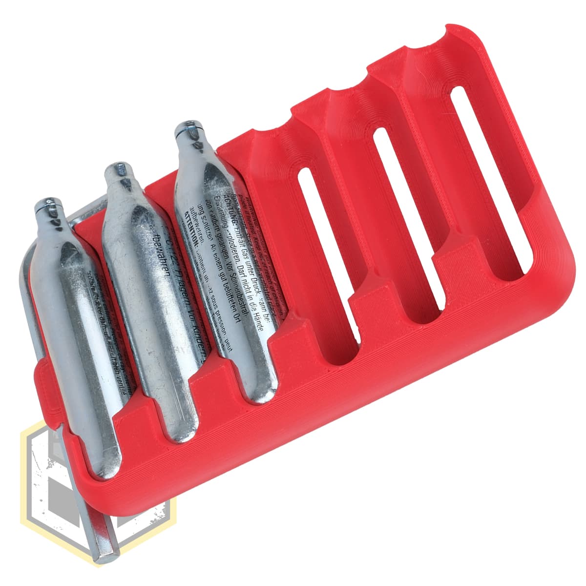 Co2 Cartridge and Hex Key Holder Red 6 (CO6R) 044