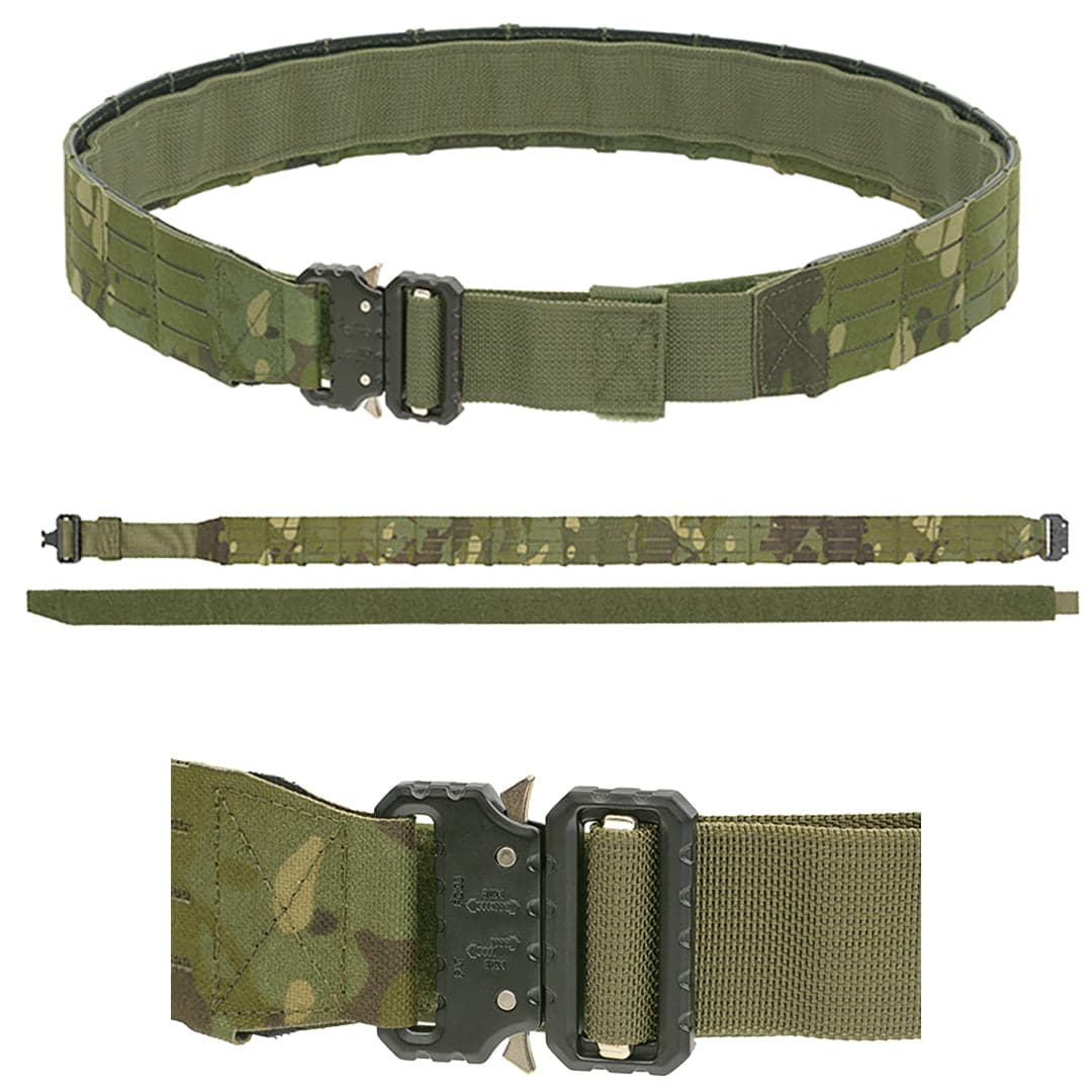 Laser Cut Molle Tactical Duty Range Belt QR MT Tropic
